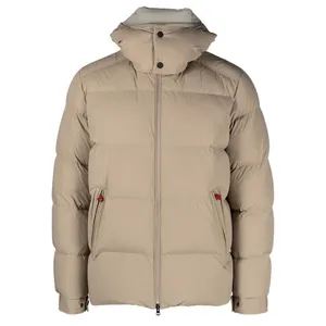 Mens Downs Winter Kiton White Duck Down Down Downded Beige Coat