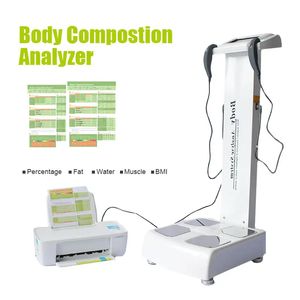 Venda quente Analisador de corpo inteiro para fitness Gs6.5 Analisador de composição de corpo humano Profissional Analisador de gordura corporal com impressora