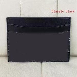 Słynny luksusowy projektant portfela męska uchwyt na karty czarne brązowe różowe torebki monety oryginalny posiadacz karty kredytowej Mały rozmiar cienki wielofunkcyjny XB057