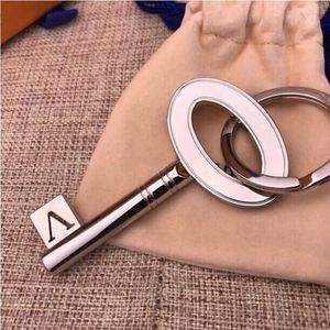 2022 Luxury Men Women Lovers Gifts Keychain Top Quality Key Chain Buckle Handmade Car Keychains Nyckelring Väskor Pendant Tillbehör 237A