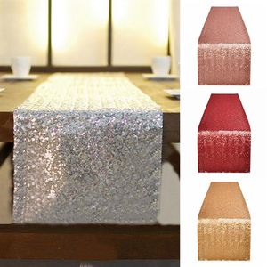 Table cloth Square Table Cover long for Wedding Party Decoration Tables sequins Table Clothing Wedding Tablecloth Home Textile343T