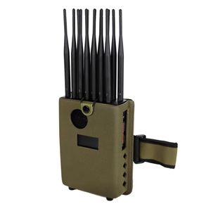 Portable 14 Antennas Cell Phone Signal Jamm er Shields GPS WIFI LOJACK Bluetooth GSM 3G 4G 5G Signal Isolator
