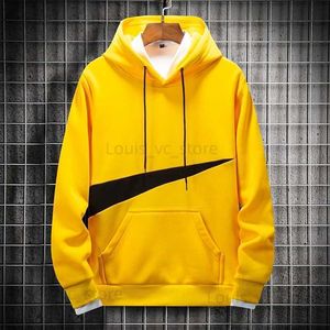 Men's Hoodies Sweatshirts Ready Stock M-5XL Autumn Winter Women Letter Long Sleeve Loose Korean Style Casual Coat Hooded Jacket Cotton T230915