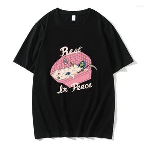 Magliette da uomo Riposa in pace Scheletro del teschio Fai un bagno T-shirt grafica divertente Uomo Donna Marchio di moda Maglietta a maniche corte unisex Hip Hop