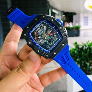 Mens Watch Superclone AAAA Mechanics Watch Richa Milles Wristwatches RM11-04 Full Fashion Chronograph UHR 9GA0 RM11