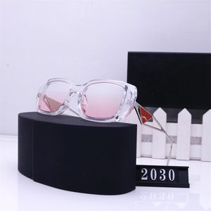 Óculos de sol com lente de cor mista rosa claro moda dourada prata moldura completa adumbral para homens mulheres luxo na moda triângulo letras óculos