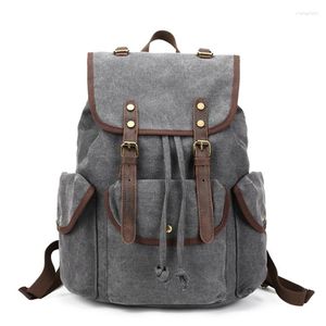 Mochila casual ao ar livre lazer caminhadas multifuncional mochila de couro masculino grande capacidade viagem montanhismo