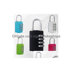 Cerraduras de puertas Securelock Candado de combinación de 4 dígitos - TSA Appd Travel Lock para maletas Equipaje Entrega de entrega Home Garden Building Dhb0I