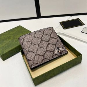 Diseñador Animal Wallet Hombres Mujeres Monederos a rayas Carteras de lujo Moda Carta clásica Titular de la tarjeta Monedero con caja G2309155Z-20