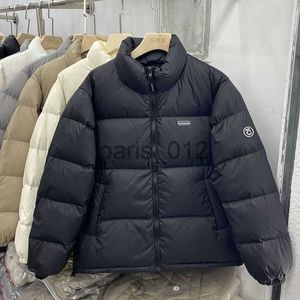 Womens Down Parkas New down jacket short Korean version of the collar loose thickened couple models white duck down bread clothes men and women with the same paragraph