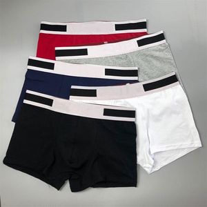 Mutande firmate da uomo Boxer Intimo di cotone Traspirante Marche Vita media Taglia M L XL XXL Slip maschili con stampa di lettere Sho265z