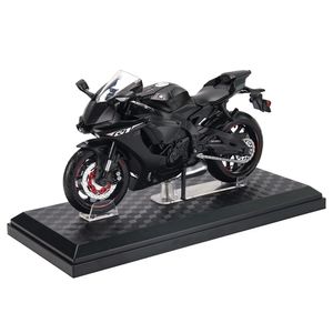 Diecast Model Car CCA 1 12 YZFR1 Alloy Motocross Licensied Motorcykelmodell Toy Car Collection Gift Static Die Casting Production 230915