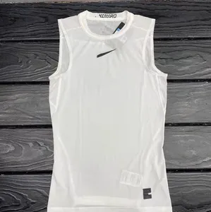 Basketsport Vest Men Summer Thin Fitness Running Football Track and Field Hurdle Training Bottoming Shirt Quick-Drying