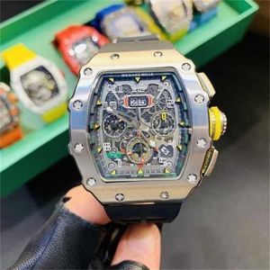 Watches Richar Milles Mens Luxury hela automatisk mekanisk klocka RM Movement Bucket Tourbillon Business Uxxu