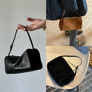 Radväskdesignern Suede Penholder Bag Reverse 90s Mini Simple Handbag Leather Female310T