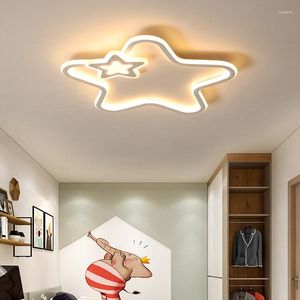 Pendelleuchten Persönlichkeit LED Kinderzimmer Lampe Decke Jungen und Mädchen Prinzessin warme romantische Schlafzimmer fünfzackigen Stern