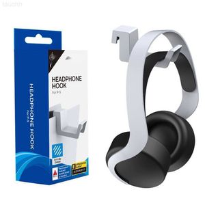 Acessórios para fones de ouvido de telefone celular Suporte de fone de ouvido Suporte de montagem em parede para Play Station 5 Console Gaming Headset Suporte de suspensão Rack de armazenamento L230914