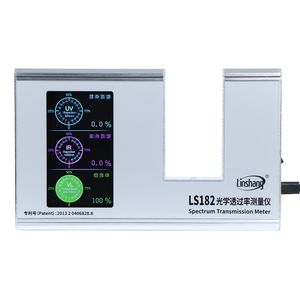 Medidor de energia de janela LS182 SHGC com coeficiente de ganho de calor solar de transmitância de luz visível IR completo UV com seis resultados