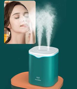 Humidifiers USB Double-hole Air Humidifier Desktop Aromatherapy Essential Oil Diffuser Large Mist Volume Silent Aromatherapy L230914