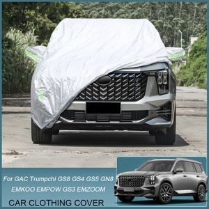 Car Cover Rain Frost Snow For GAC TRUMPCHI EMKOO EMPOW GN8 M8 GS3 EMZOOM GS4 GS5 GS8 Dust Waterproof Anti-UV Cover Accessories
