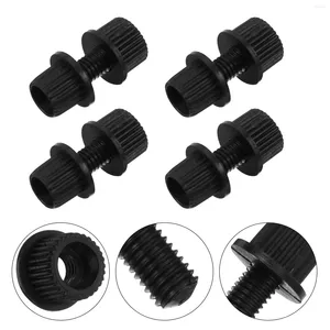 Decorative Figurines 4 Pcs License Plate Frame Bolts Fasteners Motorbike Fastenings Motorcycles Scooter Nylon