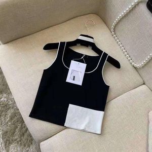 T-shirt damskie czołg camis marka bawełna seksowna czarna biała 2 kolory liste