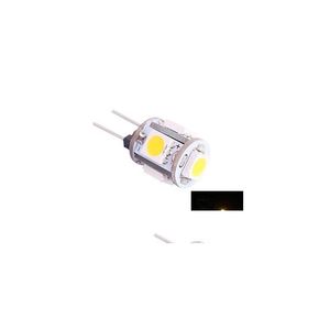 Светодиодные лампы для дома G4 Прибытие 12 В Холодный белый свет 5050 SMD Шкаф Кемпер Bb Globe Лодка Сад Прямая доставка Светильники Осветительные трубки Dhjm4