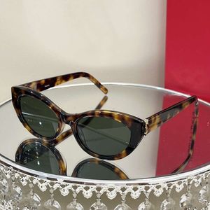Tasarımcı güneş gözlükleri kadın aysll sl m115 moda gözlükleri lunette de soleil lüks klasik kedi göz güneşi tahta çerçeve uv400 gözlük SL M115 SL557 SL276 SL68