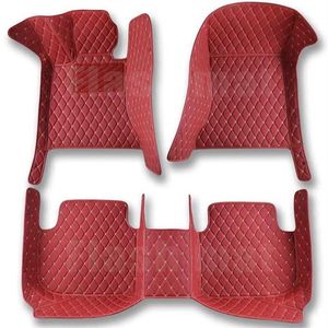 Anpassade läderbilgolvmattor för Subaru WRX Impreza Ascent Outback Forester Brz Legacy Crosstrek Auto Carpets Cover 0929238Y