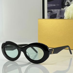 Oval solglasögon kvinnor 2306 Små rammode tillverkad av italienska lyxdesigners solglasögon acetat ovala solglasögon occhiali da sole ovali i acetato