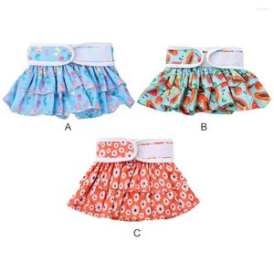 Cão vestuário feminino shorts calcinha menstruação roupa interior briefs macacão pet fisiológico pant fralda sanitária lavável gota