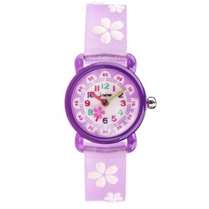 JNEW Brand Quartz Childrens Watch Loverly Cartoon Boys Girls Students Watches Silicone Band Candy Colour Wristwatches Cute Childre269y