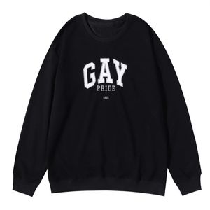 23SS NYA EMBRODERYPRYCK PRIDE HERS KVINNER HOUDIES mode Casual Luxury Sweatshirts Gay Clothing Popularitet Sweat3084