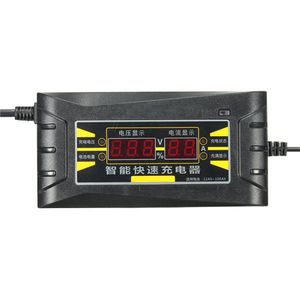 Carregador de bateria rápido inteligente 12V 6A para carro motocicleta LCD Display238f