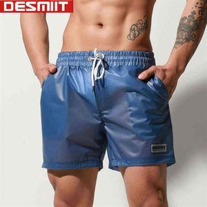 Men's Swimwear Desmiit Transparent Mens Swim Shorts Swimsuit For Man Sexy Briefs Wear Beach Gay J220913208V