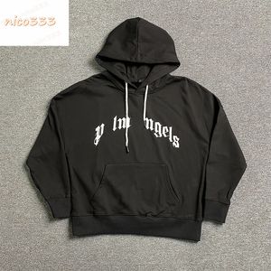 Arc Letters Cotton Lose Drawess schwere vielseitige Männer und Frauen Herbst- und Winter -Freizeit -Mode -Hoodie