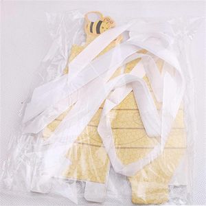 100pcs Honey Bee Candy Pudełko z wstążką Baby Shower urodzinowe świąteczne przyjęcie czekoladowe unikalny i piękny design283i