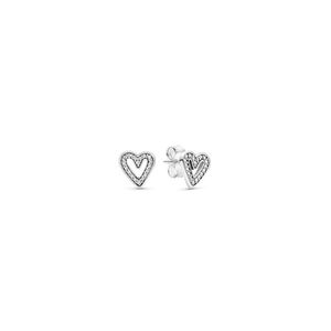 Orecchini pendenti autentici Love Locks S925 Sterling Silver Fine Jewelry Adatto per orecchini a bottone in stile europeo