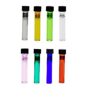 Colorful Smoking Glass Herb Tobacco Lock Cover Filter Mouthpiece Cigarette Cigar Holder Tips Catcher Taster Bat One Hitter Pipes Handpipes Handmade Tube DHL