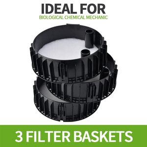 40W Sunsun HW5000 Rium Canister Filter med 9W UV -lampa för Fish Tank 4Stage Extern variabel flödeshastighet LCD Display Y200917201E