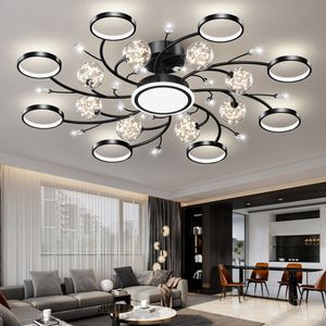 LED yemek odası kolye lambası Babysbreath Modern Yatak Odası Tavan Kolye Işık Oturma Odası Salonu Avize