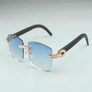 3524012-14 endless diamond sunglasses Black wood glasses square piece eyeglasses fashion men's and women's boundless s231m