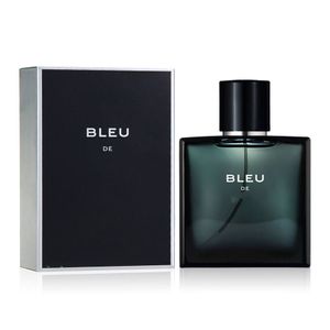 100ml 3.4Fl.oz Bleu De Perfume Fragrância EDP Spray Bom Cheiro de longa duração Homem Azul Colônia Spray Marca Famosa Navio Rápido