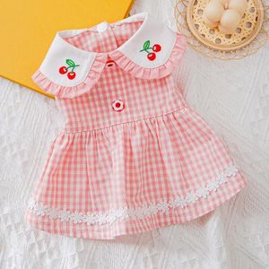 Dog Apparel Beautiful Summer Small Princess Cosplay Costume Pullover Pet Dress Kitty Clothes Outfits For Home Wear