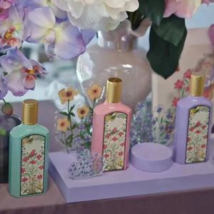 Роскошный дизайн, сексуальные женщины, мужчины, парфюмерия, парфюмерия FLORA Gardenia, женский аромат спрея с жасмином, 100 мл, флакон с хорошим запахом, унисекс, высокая версия, бесплатная доставка