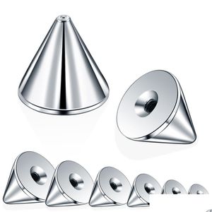 Anéis de língua de aço inoxidável piercing ornamentos acessórios especiais para barriga cônico sobrancelha lábio unhas ferradura substituição d dhgarden dhmlk