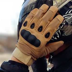 Kvalitet Militär Motorcykelhandskar Full Finger Outdoor Sport Racing Motorcykel Motocross Protective Gear Breattable Glove 283N