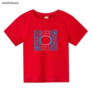 Летние детские летние дизайнерские детские футболки с короткими рукавами Модная футболка для мальчиков и девочек свободные детские топы с буквенным принтом Футболки
