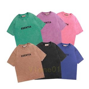 Summer Men Women Designers T Shirts Loose Oversize Tees Apparel Fashion Tops Mans Casual Chest Letter Shirt Luxury Street Shorts S226A