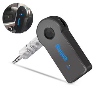 Bluetooth Car Kit Aux Audio Receiver Adapter Stereo Music Reciever Hands Wireless with Mic2866